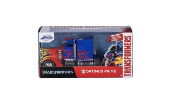 Imagine JADA TRANSFORMERS MASINUTA METALICA OPTIMUS PRIME SCARA 1 LA 32