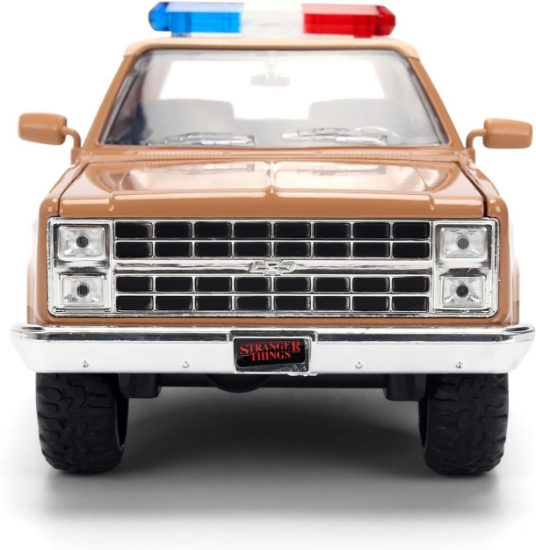 Imagine JADA STRANGER THINGS MASINUTA METALICA HOPPERS CHEVY K5 BLAZER SCARA 1 LA 32
