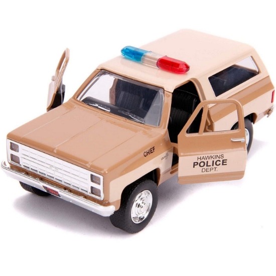 Imagine JADA STRANGER THINGS MASINUTA METALICA HOPPERS CHEVY K5 BLAZER SCARA 1 LA 32