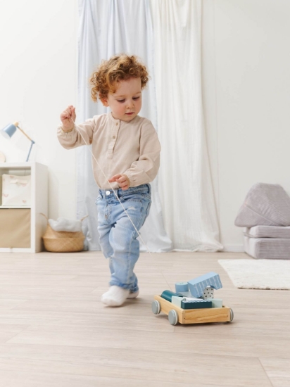 Imagine EICHHORN JUCARIE DE TRAS REMORCA DE CONSTRUCTII DIN LEMN 18CM