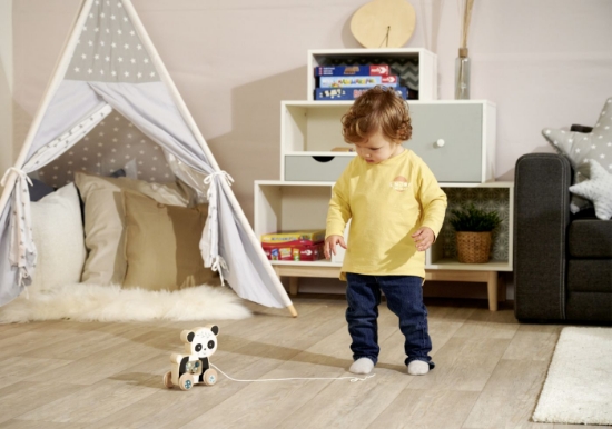 Imagine EICHHORN JUCARIE DE TRAS URSULET PANDA DE LEMN 15CM