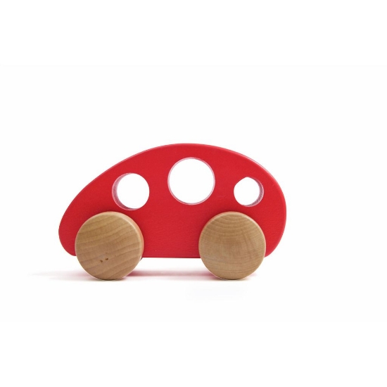 Imagine Hape Mini Furgoneta Roșie