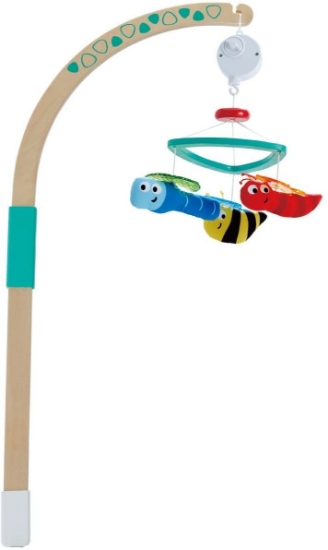 Imagine Carusel muzical Hape din lemn cu albine și sunete blânde