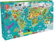 Imagine Hape Puzzle 2-în-1 Turul lumii