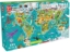 Imagine Hape Puzzle 2-în-1 Turul lumii