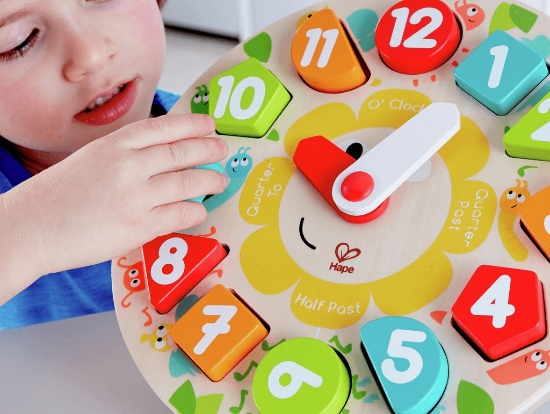 Imagine Hape ceas din lemn
