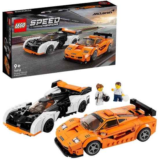 Imagine LEGO SPEED CHAMPIONS MCLAREN SOLUS GT SI MCLAREN F1 LM 76918