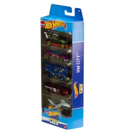 Imagine SET 5 MASINI HOT WHEELS CITY