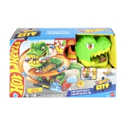 Imagine HOT WHEELS CITY SET STATIA DE POMPIERI SI BATALIA CU TREX