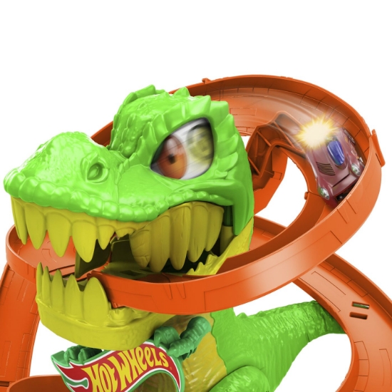 Imagine HOT WHEELS CITY SET STATIA DE POMPIERI SI BATALIA CU TREX
