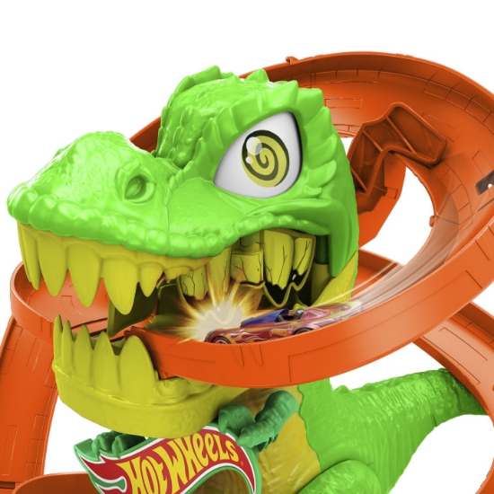 Imagine HOT WHEELS CITY SET STATIA DE POMPIERI SI BATALIA CU TREX