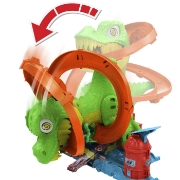 Imagine HOT WHEELS CITY SET STATIA DE POMPIERI SI BATALIA CU TREX