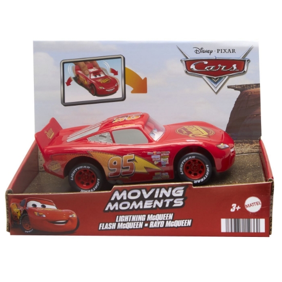 Imagine MASINUTA METALICA CARS3 FULGER MCQUEEN CU OCHI SI GURA MOBILA