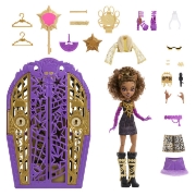 Imagine MONSTER HIGH PAPUSA CLAWDEEN WOLF CU DULAP REVELATOR SI ACCESORII