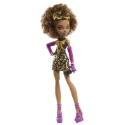 Imagine MONSTER HIGH PAPUSA CLAWDEEN WOLF CU DULAP REVELATOR SI ACCESORII