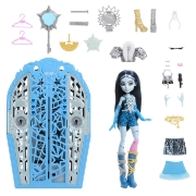 Imagine MONSTER HIGH PAPUSA FRANKIESTEIN CU DULAP REVELATOR SI ACCESORII