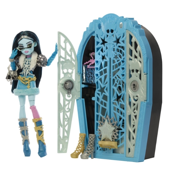 Imagine MONSTER HIGH PAPUSA FRANKIESTEIN CU DULAP REVELATOR SI ACCESORII