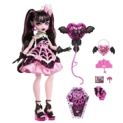 Imagine MONSTER HIGH ZIUA DE NASTERE DULCE SI INFRICOSATOARE PAPUSA DRACULAURA CU ACCESORII
