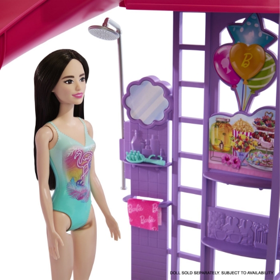 Imagine BARBIE SET DE JOACA PISCINA DE VIS CU ACCESORII