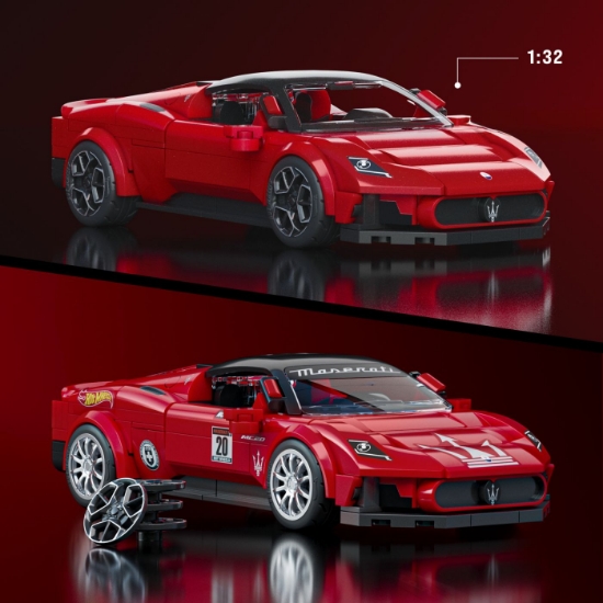 Imagine HOT WHEELS SPEED SERIES SET DE CONSTRUCTII MASERATI MC20