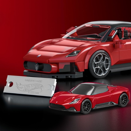 Imagine HOT WHEELS SPEED SERIES SET DE CONSTRUCTII MASERATI MC20