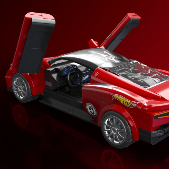 Imagine HOT WHEELS SPEED SERIES SET DE CONSTRUCTII MASERATI MC20