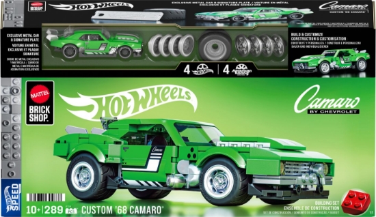 Imagine HOT WHEELS SPEED SERIES SET DE CONSTRUCTII CAMARO BY CHEVROLET 1968