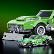 Imagine HOT WHEELS SPEED SERIES SET DE CONSTRUCTII CAMARO BY CHEVROLET 1968