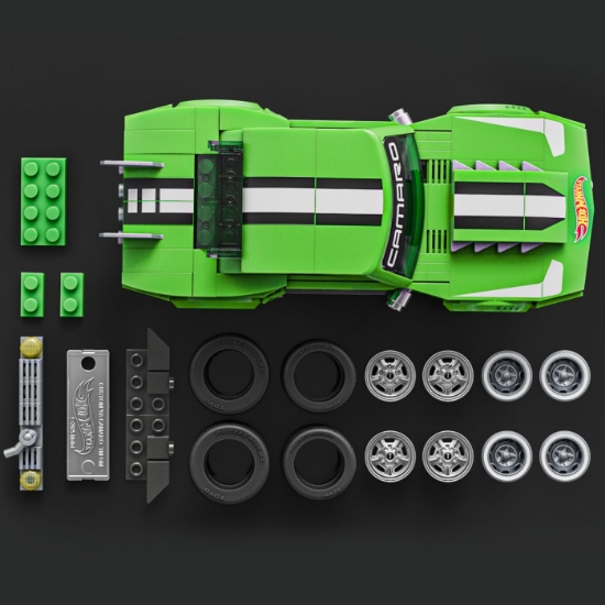 Imagine HOT WHEELS SPEED SERIES SET DE CONSTRUCTII CAMARO BY CHEVROLET 1968