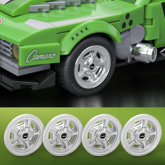 Imagine HOT WHEELS SPEED SERIES SET DE CONSTRUCTII CAMARO BY CHEVROLET 1968