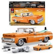 Imagine HOT WHEELS ELITE SERIES SET DE CONSTRUCTII CAMIONETA PERSONALIZATA CHEVROLET 1962