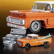 Imagine HOT WHEELS ELITE SERIES SET DE CONSTRUCTII CAMIONETA PERSONALIZATA CHEVROLET 1962
