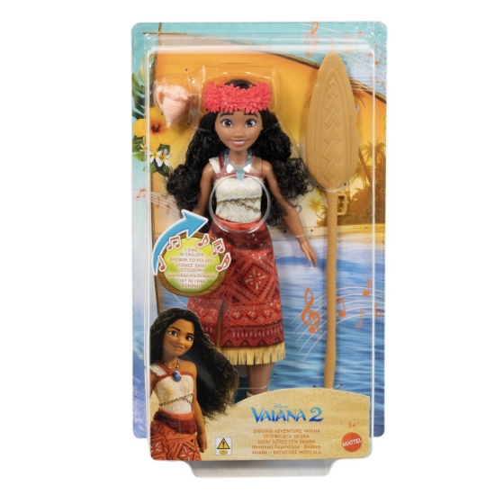 Imagine DISNEY VAIANA 2 SET PAPUSA VAIANA MUZICALA CU ACCESORII