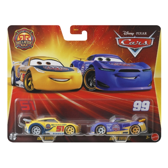 Imagine CARS3 SET 2 MASINUTE METALICE CRUZ RAMIREZ SI DANNY SWERVEZ