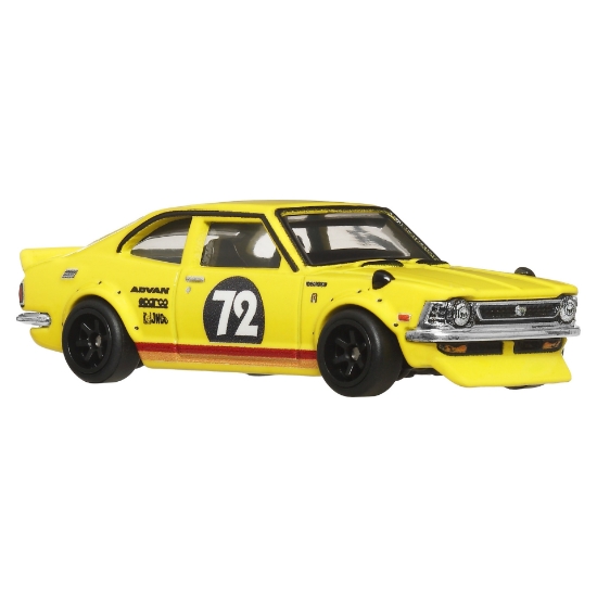 Imagine HOT WHEELS TRANSPORTATOR SAKURA SPRINTER CU MASINUTA TOYOTA COROLLA LEVIN SCARA 1 LA 64