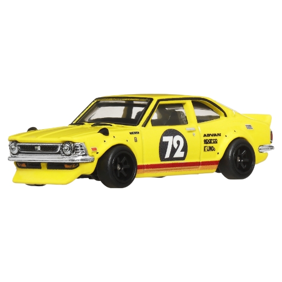 Imagine HOT WHEELS TRANSPORTATOR SAKURA SPRINTER CU MASINUTA TOYOTA COROLLA LEVIN SCARA 1 LA 64