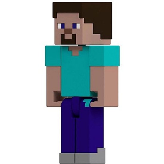 Imagine MINECRAFT CRAFT A BLOCK FIGURINA STEVE 8CM
