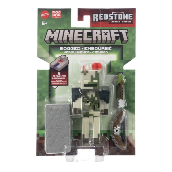 Imagine MINECRAFT CRAFT A BLOCK FIGURINA BOGGED 8CM