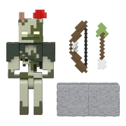Imagine MINECRAFT CRAFT A BLOCK FIGURINA BOGGED 8CM