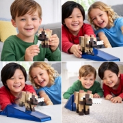 Imagine MINECRAFT CRAFT A BLOCK FIGURINA LUP 8CM