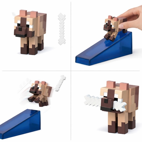Imagine MINECRAFT CRAFT A BLOCK FIGURINA LUP 8CM