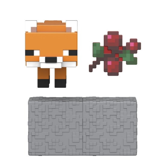 Imagine MINECRAFT CRAFT A BLOCK FIGURINA FOX 8CM