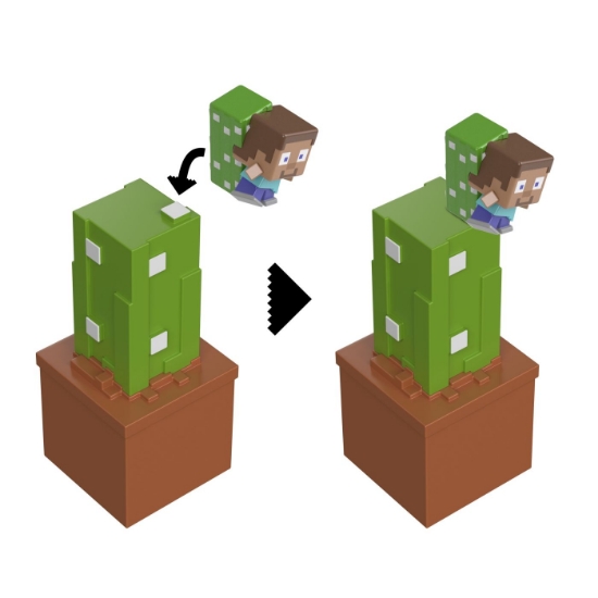 Imagine MINECRAFT MINI MODE SET EXPLORARE MINIERA CACTUS