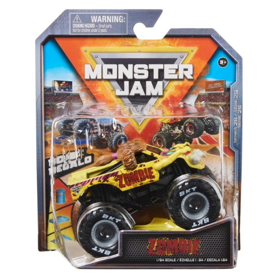 Imagine MONSTER JAM MASINUTA METALICA ZOMBIE SCARA 1 LA 64