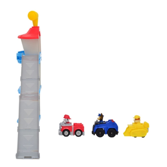 Imagine PATRULA CATELUSILOR SET DE JOACA TURN MINI DELUXE CU FIGURINE SI MASINUTE 