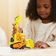 Imagine PATRULA CATELUSILOR RUBBLE SI ECHIPA VEHICULE DE BAZA BULDOZER