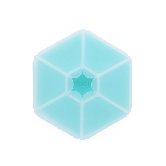 Imagine CUTIE SNACK HEXAGON SNACKLE 6 COMPARTMENTE, MELII, BLUE