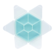 Imagine CUTIE SNACK HEXAGON SNACKLE 6 COMPARTMENTE, MELII, BLUE