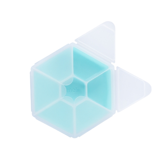 Imagine CUTIE SNACK HEXAGON SNACKLE 6 COMPARTMENTE, MELII, BLUE