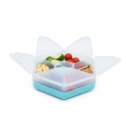 Imagine CUTIE SNACK HEXAGON SNACKLE 6 COMPARTMENTE, MELII, BLUE